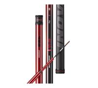 6H High Carbon Telescopic Fishing Rod, Hard Action Hand Pole | Inner Outer Reverse Carbon Wrap, Counterweight Rear Cap, 2.7m-5.4m