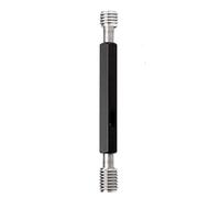 6h Thread Plug Gauge Go No Go Gage Metric Gauge Precision Interl Screw Gage Fine Pitch Thread Test Tool, M2.5X0.25