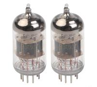 6H1n-EB Vacuum Tube Pair for Audio Amplifiers - Enhanced Bass & Warm Tone Replacement Compatible with 6N1, ECC85, and 6AQ8 Valve Preamp