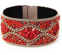 6hftuiiii Women's Bracelet Bracelet Fashion Jewelry Gift Women's Bead Bracelets Fashion Glamour Wide Bracelets Women's Fine Jewelry Bracelets (Size : 001) (OneColor 3)