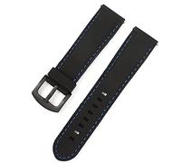 [6hftuiiiiii] Watch Replacement Strap Watchband 0.7 inch (18 mm), 0.8 inch (20 mm), 0.9 inch (22 mm), 0.9 inch (24 mm), Sport Watch Strap, Men Women Replecement Band, Rubber Bracelet, Stainless Buckle