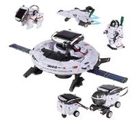 6In 1 Solar Building Block Toys Educational Interactive Toys Solar Robot Space Year 8-14 Toys Old Girls Boys Teen Gifts