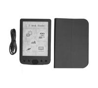 6in Electric Book Reader, Digital E Ink Screen Reader, 8GB Memory 2500mAh Battery, Lightweight Portable Ebook Reader with Comfortable Grip for Reading PDF EPUB MOBI