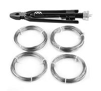 6in High Carbon Steel Safety Wire Twist Twisting Pliers Twister Locking Tool for Secure Fasteners Plastic Sprinkler Risers Electrical Connections Heavy Duty Construction with