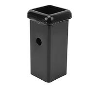 6in Hitch Mount Weld On 2x2in Hitch Receiver Sleeve Duty Cast Steel Trailer Hitch Adapter for Tractor RV Towing Accessory 52x52mm 160mm Length