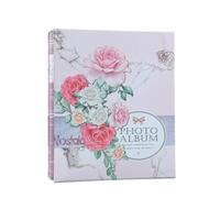 6in Photos Interleaf Album Photo Collection Large Capacity Home Edition Photo File Storage Book Baby Growing Up Album For Kid Wedding Family(Style 02)