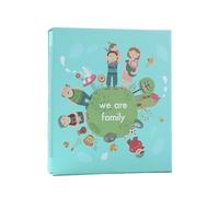 6in Photos Interleaf Album Photo Collection Large Capacity Home Edition Photo File Storage Book Baby Growing Up Album For Kid Wedding Family(Style 01)
