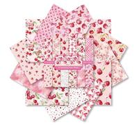 6in Pink Cherry Scrapbooking Paper Pad, 24 Sheets Aesthetic Patterned Decor for Collage Decoupage Junk Journals Wrapping Folded Materials Arts Gift Card Making DIY Crafts Origami Photo Album