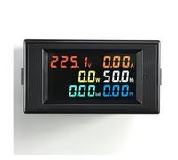 6IN1 AC monitor 110V 220V 380V 100A Voltage Current Power Factor Active KWH Frequency meter Digital LCD VOLT AMP(AC 80-300V 100A)