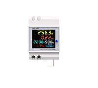 6IN1 din rail AC monitor 110V 220V 380V 100A Voltage Current Power Factor Active Frequency meter NWPNLXEA(Built-in CT,AC 250-450V 100A)