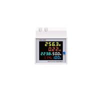 6IN1 din rail AC monitor 110V 220V 380V 100A Voltage Current Power Factor Active Frequency meter NWPNLXEA(External CT,AC 40-300V 100A)