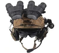 6In1 Tactical FAST Helmet Set with Noise Cancelling Headphones and Goggles