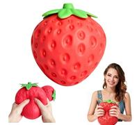 6inch Big Strawberry Squishy, Strawberry Stress Ball Cute Sensory Fidget | Slow Rising Squishies Stress & Anxiety Relief for Home Office
