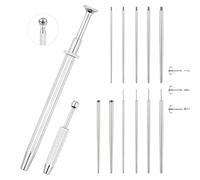 6ixGosh 14G 16G 18G 20G Piercing Taper Ball Grabber Tool for Changing Jewelry Piercing Threadless Insertion Pin Screw On Assistant Tool for Earring Nose Studs Changing Stretching Kit, 1