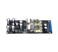 6J1 Vacuum Tube Preamplifier Board, HIFI Power Preamp Amplification Module, LED Light AC 12V - Soft Warm Sound, Metal Resistors, Ideal for Audio Enthusiasts