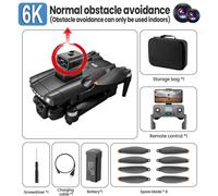 (6K 2B) New V198 Gps Drone Esc 8k Hd Camera Professional Fpv 5g Wifi Laser/optical Flow Obstacle Avoidance Brushless Motor Foldable Quadcopter Toy Gift