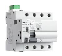 6KA ELCB RCCB 4 Pole Circuit Breaker RCD GRD9L+GYL9(GRD9L-C-AC220,RCCB-4P 63A 100mA)