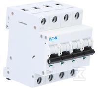 4P Overcurrent Switch B 16A 6kA AC PL6-B16/4 166494