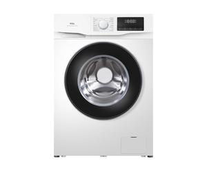 6kg A-10% Class Energy-Saving Front Load Washer - 1400rpm Fast Spin, Ultra Slim, Multi-Mode Steam Care & Anti-Bacteria, Safety Features Included