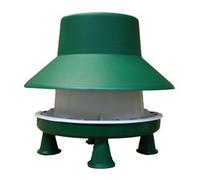 6Kg Blenheim outdoor chicken feeder with rain hat