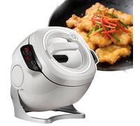 6L Automatic Cooker with 3D Heating, 1000W Multifunctional Stir-fry Machine, Commercial Food Processor for Restaurants & Home, Lazy Stir-Fry Pan Cooking Automatic Cooker