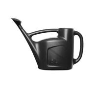 6L Black Outdoor Watering Can With Detachable Sprinkler Rose - For Indoor And Outdoor Plant Watering - Durable Weather Resistant Garden Watering Can.
