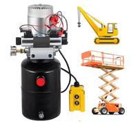 6L Double-Acting Hydraulic Pump, DC12V, Portable Mini Power Pack Hydraulic Lift Unit