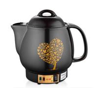 6L Electric Kettle Automatic Stewing Pot, Insulated Dry-Boil-Proof Cooker with Auto Power-Off, High Borosilicate Glass Body, Non-Stick Ceramic Liner for Family Use