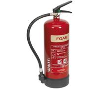 6L Foam Fire Extinguisher - Aqueous Film-Forming Foam - Refillable - Class A & B