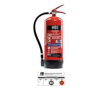 6l Foam From Fire Extinguisher Incl. Badge 27A=9LE Schaumlöscher With Manometer