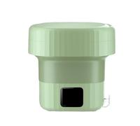 6L Folding Mini Washing Machine Portable Household Dormitory Underwear Socks Clothes(Green,US)