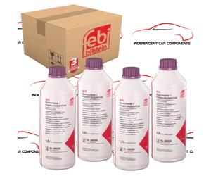 6L G13 Coolant Antifreeze Concentrate Pink Red Fits Audi VW Febi Trade Pack