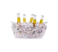 6L Ice Buckets for Party, Ice Bucket Drink Bucket with Handle Clear Acrylic Ice Bucket Champagne Bucket for Party Garden Bar Home