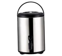 6L Insulated Hot Water Urn with Faucet & Handle, Stainless Steel Tea Dispenser for Coffee, Tea, Milk, Juice