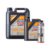 6L Liqui Moly 10W40 Leichtlauf Performance ACEA A3 B3+Oil Additive 300ml