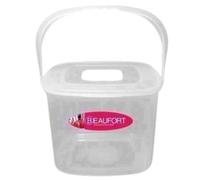 6L Litre Clear Plastic Storage box With Lid & Carry Handle Kitchen Organiser Storage Container Plastic Storage Bins Multipurpose Box Cupboard Storage Box Stackable Container For School Office Home