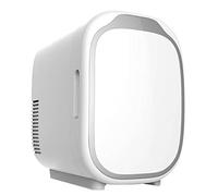 6L Mini Fridge Makeup Beauty Refrigerator 8 Can Skincare Fridge Portable Food Heater & Beverage Cooler For Bedroom And Small Office Space AC/DC (Color : Pink)