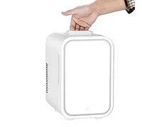 6L Mini Fridge Makeup Mirror Refrigerator Cooler & Warmer Beauty Fridge For Skincare & Cosmetics AC+DC Power Compatibility For Cars, Homes, Offices, And Dorms (Color : Car and home)