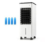 6L Portable Swamp Cooler, 75W Quiet Evaporative Air Cooler with 3 Speed
