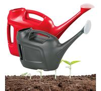 6L Slimline Watering Cans Red/Green Plastic Watering Can With Rose Head