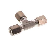 6L Stainless steel Tee Compression Fitting 315 Bar DIN 2353