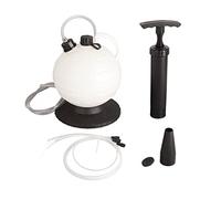 6L Vacuum Oil Extractor Pump, Manual Fluid Extractor for Oil Change, Portable Plastic Oil Drain Pump with Wide Base and Transparent Tank for Cars Marine Boats Ships