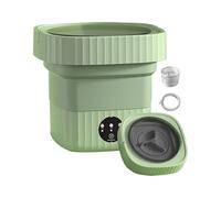 6L Washer with Drain Basket Foldable Washing Machine for Apartment Dorm Trave for Deep Cleaning Underwear C EU Plug