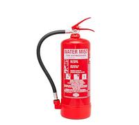 6L Water Mist Fire Extinguisher - Multi-Purpose A B C F Electrical Fires | 13A 75F (21B) | Kitemarked & Marine Approved | Clean, Chemical-Free Fire Protection for Home, Kitchen & Garage