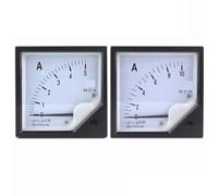 6L2-A 5A 10A 15A 20A 30A AC Direct Analog Meter Panel AMP Current Ammeter Gauge Pointer Ammeter 80x80MM 1Pcs(300A(5A))