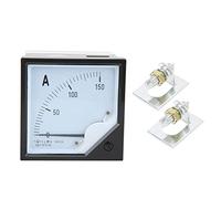 6L2 AC Pointer Ammeter Analog Panel Current Meter 150A 5A Needle Ampere Meter for Industrial Electric Control Devices ABS Material
