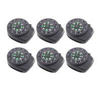 6lots Durable Compass Wristband High Precision Detachable Compass for Adventurers and Travelers