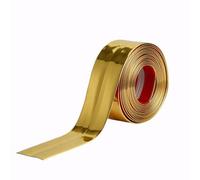 6M/20FT Flexible Corner Angle Trim, Peel and Stick Wall Molding Trim, Inside & Outside Corner Trim, Self Adhesive Wall Corner Guard Edge Protector for Windows, Tables & Corners (6CM, Bright Gold)