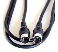 6M 5 Pin Pole Male Din To Din Plug Cable Pc Keyboard Midi Video Ibm Signal Lead