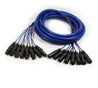 6m 8 Way XLR Male to Female Loom Cable Lead Microphone Stage Snake Multicore